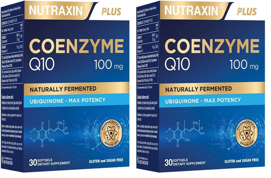 NUTRAXİN NUTRAXIN KOENZIM Q10 TABLET 1 Paket(1 x 30 Kapseln), 0.08 kg (2 paketi)