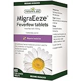 Natures Aid MigraEeze Feverfew, Prevent Migraine Headaches, Vegan, 60 Tablets