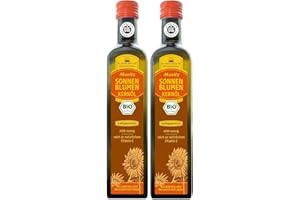 MORITZ SONNEN BLUMEN KERNÖL MORITZ- Bio Sonnenblumenöl, kaltgepresst - 2 mal 500ml…