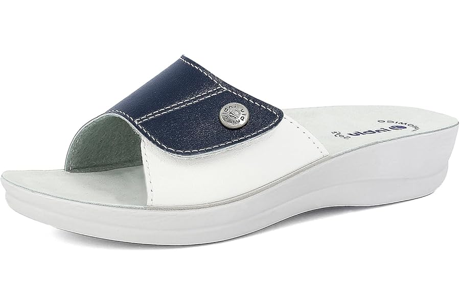 inblu Ciabatte Donna A Fascia Colorata Con Chiusura Regolabile A Strappo, Plantare Anatomico, Dal 35 Al 41 Sandali a ciabattaDonna