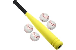 SUPVOX Kinder-Baseballschläger Aus Schaumstoff Spielzeug Mit 4 Bällen 21 Zoll Jugend-Baseball-Set Sicherheitssportschläger Aus Kunststoff Für Kinder Kleinkinder Jungen Mädchen