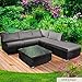 Produktbild BRAST Poly-Rattan Gartenmöbel Lounge Set 14 Modelle 3 Farben 4-12 Personen Sitzgruppe OASE Schwarz