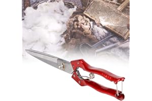 Lantro JS Sheep Wool Shears, Sheep Scissors, Manual Spring Loaded for Rabbits Sheep Pets Horses