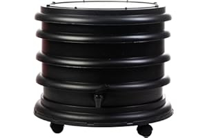 WORMbox | Lombricomposteur 2 Plateaux Noir | 32 litres | Compostez Vos déchets organiques, Les vers de Terre/lombrics produisent du lombricompost