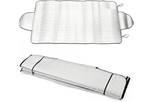 GENERISCH Auto Windschutzscheiben Abdeckung | Auto Frontscheiben Abdeckung - Auto Sonnenschutz Abdeckung | Hochreflektierende UV Windschutzscheibenabdeckung - Universeller UV-Schutz Für Die Frontscheibe