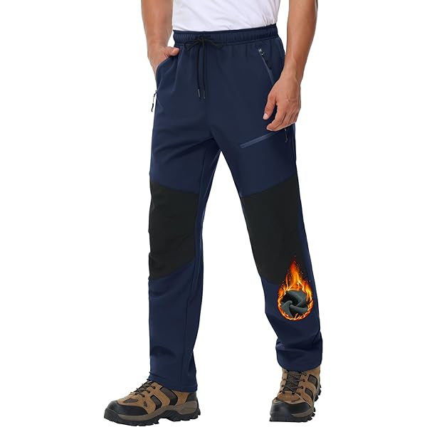 Waterdichte Softshell Winterbroek MoFiz Wandelbroek Voor Heren, Warm Gevoerde Outdoorbroek, Waterdicht, Skibroek, Softshellbroek, Winddicht, Werkbroek Voor De Winter, B- Donkergrijs, 3XL Skibroek Heren