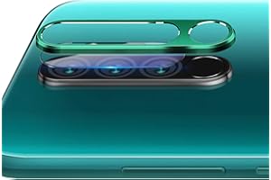 NOKOER Kamera Linse Schutz für Xiaomi Redmi Note 8 Pro, [2in1] Kamera Schutzring + Kamera Schutzglas, 360 Grad Schutz Kamera Linse [Ultra-Klar 9H Härte] [Anti-Kratzen] - Grün