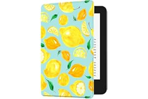 Huasiru Painting Case for All-New Kindle (10th Gen - 2019 Release only—Will not fit Kindle Paperwhite or Kindle Oasis), Lemon