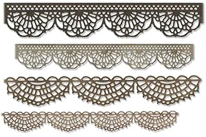 Troquel Sizzix Thinlits Set 4 piezas - Ganchillo