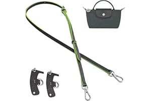 Jiesinlov Sac en Cuir de Vachette bandoulière Sangle réglable kit de Conversion pour Le Pliage Pouch(Mini-Gris Graphite)