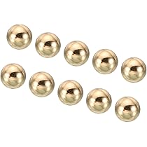 Dadi Pomello M4 X 9mm Oro - 20 Pezzi Per Mobili, Lampade E Progetti Fai-da-te - Foto 2