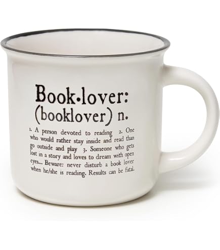 Mug De Livre Peint, Tasse Livre En Verre Peint, Tasse De