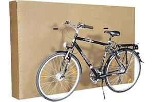 ratioform Scatola Resistente per Trasporto di Biciclette - Cartone a Onda Doppia, Montaggio Rapido e Facilità di Trasporto (1900 x 250 x 1200 mm)