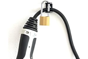 EVify Antifurto tipo 2 con serratura - Antifurto per cavo di ricarica sul Wallbox, adatto per cavi fino a 22 mm di diametro