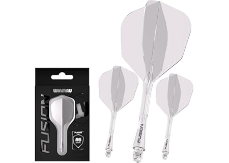 WINMAU Darts - Fusion Integrerat flyg- och axelsystem - No.2 Form och design - Finns i kort, mellan - Amazon Deal & Rabatt
