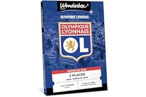 TICK&BOX Ticketbox - Olympique Lyonnais - Match en Duo - Coffret Cadeau - Idée Cadeau Divertissement