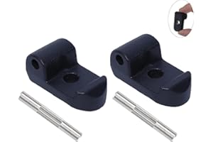 Ciglia di chiusura Gancio Pieghevole con Fibbia Bullone in Ferro Compatibile con Xiao-mi M365 Scooter Elettrico Poweka (2 Pezzi)