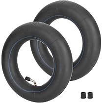 2 Chambres à Air 10x2.50/2.75 Pour Trottinette électrique - Valve TR87 Coudée - Compatible Xiaomi M365, 36V/48V