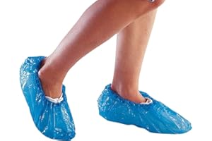 SANY Surchaussures Jetables - Stock France - Imperméables à l'eau - Lot de 100 Couvre Chaussures - Taille 41