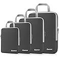 Gonex Compression Packing Cubes Extensible Organizer Bags For Travel Suitcase Organization Set of 4 Bags