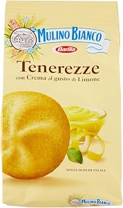 Mulino Bianco Biscotti Frollini Tenerezze con Crema al gusto di Limone 200 gr