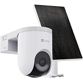 Ezviz HB8 Lite 4MP 2K+ 360&deg; D&ouml;nebilen Dış Mekan Wi-Fi G&uuml;venlik Kamerası, Pille &Ccedil;alışan Bataryalı Kablosuz Kullanım, Akıllı Ta