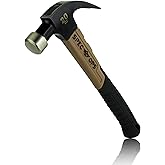 Spec Ops Spec-M20FG Tools fiberglas &ccedil;eki&ccedil;, 590 ml, kavisli pen&ccedil;e, darbe emici sap,%3 askerlere bağışlanmış, siyah/kahverengi