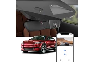 Fitcamx Dashcam Compatible avec Ford Mustang Mach-E 2021 2022 2023 GT Select Premium, 4K OEM vidéo UHD 2160P Caméra de Voiture,WiFi & APP, enregistrement en boucle, capteur G, Plug & Play, carte 64 Go