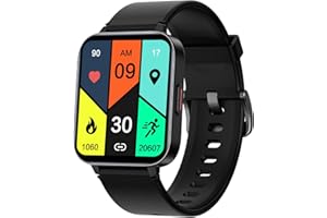 RUIMEN Smart Watch,1.69 Inch Full Touchscreen Smart Watch for Women Men,Waterproof IP68 Fitness Watch with Heart Rate,Blood Oxygen,Sleep Monitor,Pedometer,100 Sports Modes Smartwatch for iOS Android