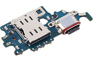 OnlyTech - Schaltkreis Ladeanschluss und SIM-Kartenleser für Samsung Galaxy S21 5G G991B – interner Ersatzteil, bestehend aus USB-Buchse, SIM-Laufwerk, Mikrofon und Antenne