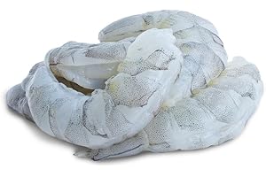 LONDON GROCERY Raw Frozen Peeled & Deveined King Prawns 16–20 (1kg x 10 Packs) – Premium Super Jumbo King Prawns, IQF, Ideal for Grilling, Curries & Gourmet Dishes