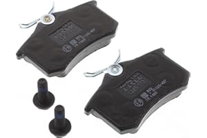 TRW GDB823 Pastillas de Freno Juego de 4 para Seat Ibiza MK II (6K1) 1993-2002 Eje Trasero y Otros Vehículos