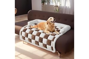 Mingfuxin Pet Couch Covers for Sofa, Soft Flannel Dog Sofa Bed Mat, Non-Slip Washable & Thick Cozy Dogs Bed Cover for Large, Medium, Small Pets Beds Mats Furniture Protectors