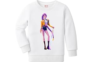 ARTIST MARKET Felpa Girocollo di Rumi Huntr-x KPOP Demon | Cotone Alta qualità