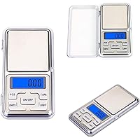 Digitale Mini Waage - Feinwaage Goldwaage Juwelierwaage Briefwaage LCD Display, kalibrierbar, 0,01g Schritte…