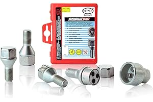 Fits Dacia Duster Models 2010 To 2022 Heyner Germany StillBull Locking Wheel Nuts M12x1.5 Set 4 Locks Alloys Antitheft Protection Bolts I3