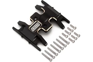 INJORA RC Skid Plate Heavy Black Coating Counterweight Chassis Accessories for 1/24 RC Crawler Car Axial SCX24 Upgrades Parts