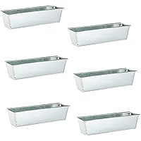 6 Stück Blumenkasten für Paletten Balkonkasten Pflanzkasten Palettentopf