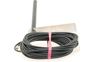 Alda PQ Antenne pour Montage Mural pour 4G (LTE), 3G (UMTS), 2G (GSM), avec SMA/M Prise et 5m câble 2,2 dBi Gain
