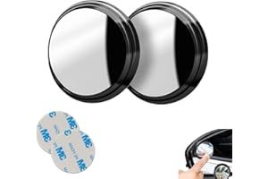 NIWIEOI 2 PCS Blind Spot Mirrors,Blind Spot Mirrors for Cars,Blindspot Mirrors for Car,Car Mirror Blindspot,Wing Mirror Blindspot,Car Blind Spot Mirrors,360°Rotatable Blindspot Mirrors for Car