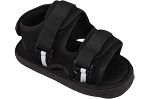 OhMill Chaussure de Plâtre Postopératoire pour Fracture du Pied Chausson Ouverture Large Orthopédique Chirurgicale Chaussure de Plâtre pour Protection de Plâtre Soutien du Pied Enfant Adult