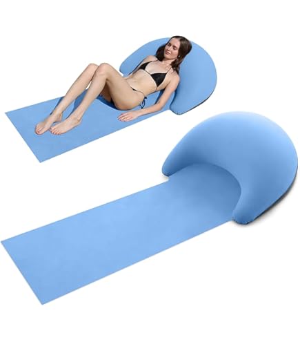 Matelas Camping Dossier Réglable Matelas De Plage Pliable Avec Dossier Réglable - Gris - Transport Facile - Pour Jardin, Camping, Plage Galets Decathlon