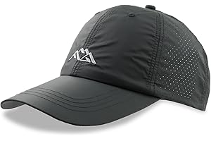 Himozoo Schnelltrocknende Laufmützen, Kühlende, Atmungsaktive Baseballkappe, Dad Truck Hat Mit Berggipfel-Stickerei Für Den Außenbereich, Stretch-Laufmütze Mit Weicher