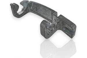 DEKAROX Türscharnier für Bosch Siemens 625486 00625486 Metall Scharnier 135x40x50mm für Waschmaschine wie Classixx VarioPerfect Maxx iQ100 iQ300