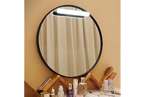 YYCFB Luci da trucco senza fili, portatile, a LED, luce anteriore, per bagno, trucco, illuminazione frontale a LED, in acrilico, ricaricabile tramite USB, per tavolo da toeletta, bagno (senza specchio