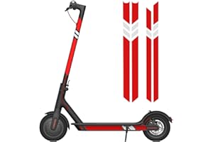 URBETTER Pegatina Reflectante Scooter Eléctrico Sticker Prueba de Agua Scooter Styling Pegatinas Accesorios Reflectantes, Fit Pegatinas Decorativas de Estilo para Xiaomi Mijia M365 Scooter Eléctrico