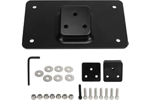 ‎ARAMOX Aramox Laydown Kennzeichenhalter, 3 Löcher Laydown Kennzeichenhalter Kit Kompatibel mit Big ab 1973