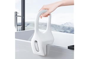 VEXNOOK Pomoc w rozpoczęciu wanny dla seniorów - antypoślizgowy uchwyt z tworzywa PE z uchwytem bez wiercenia, wygodny uchwyt i łatwiejszy dla większego bezpieczeństwa dla osób starszych, kobiet w ciąży i