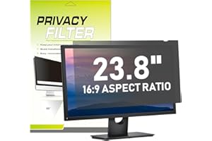 LAMA 23.8 Inch Computer Privacy Screen Filter, Universal Computer Monitor Privacy Filters (WxH:20.78"*11.69"), Anti-Spy/Anti-Scratch/Anti-Glare Protector for Widescreen Monitors(16:9)