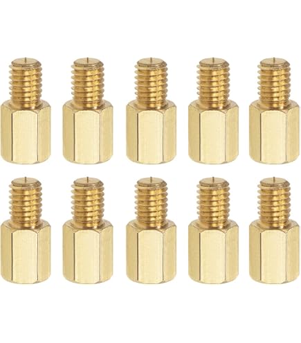 20 Distanziatori Esagonali In Ottone M2.5, Femmina-Maschio 13mm+6mm, Per PCB E Scheda Madre - 2